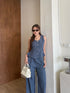 Two Piece Waistcoat Style With Trouser